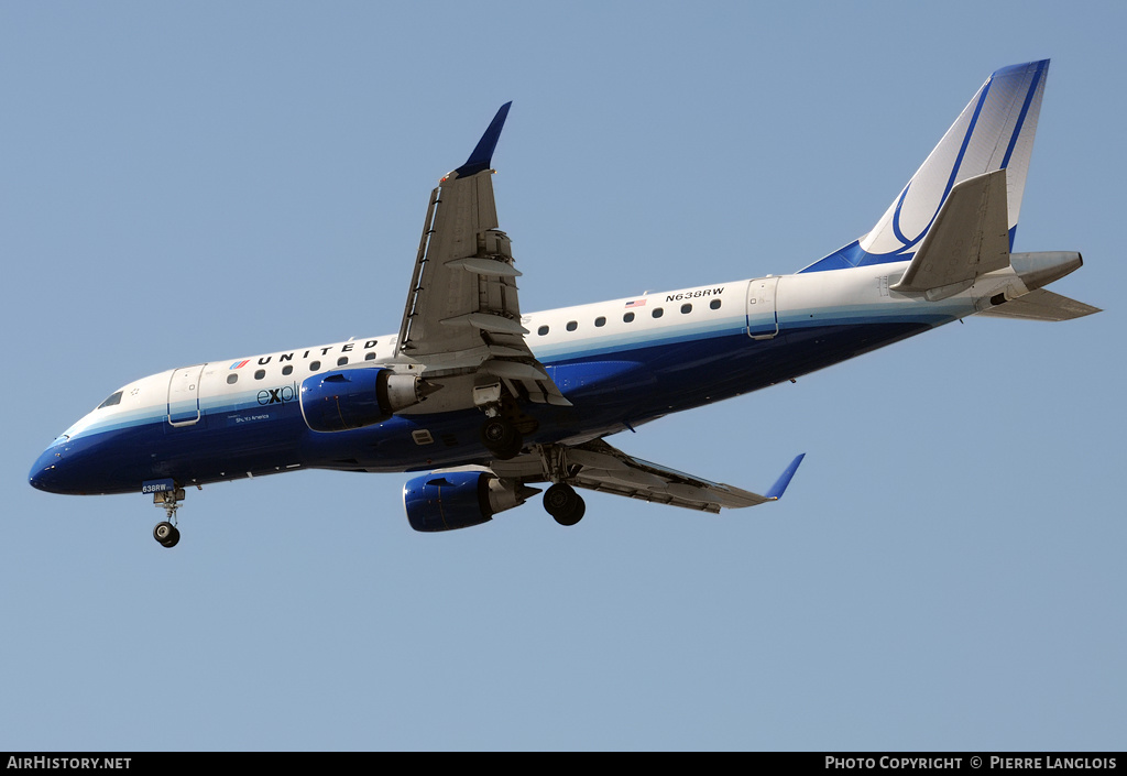 Aircraft Photo of N638RW | Embraer 170SE (ERJ-170-100SE) | United Express | AirHistory.net #173748