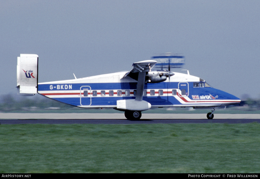 Aircraft Photo of G-BKDN | Short 330-200 | Air UK | AirHistory.net #173752