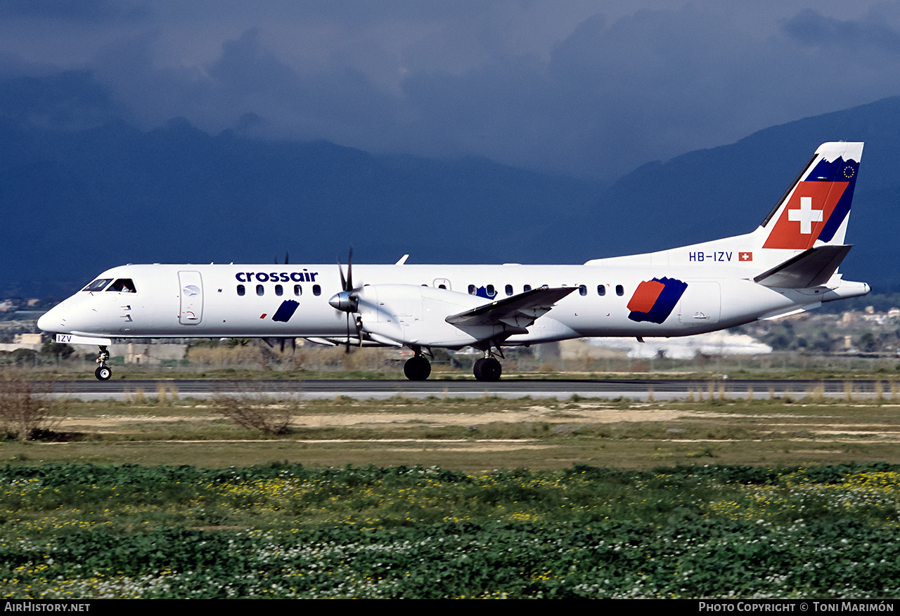 Aircraft Photo of HB-IZV | Saab 2000 | Crossair | AirHistory.net #173764