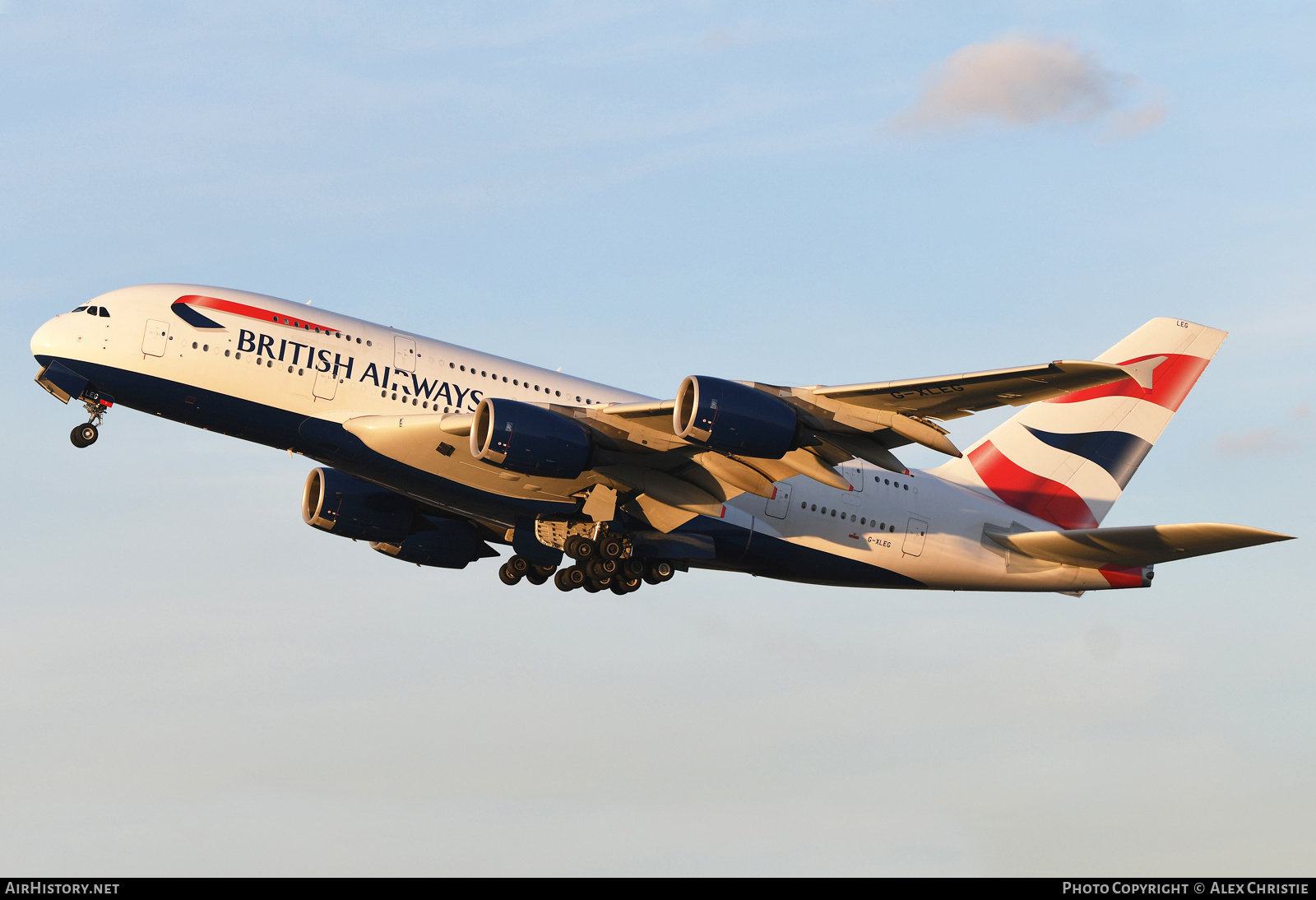 Aircraft Photo of G-XLEG | Airbus A380-841 | British Airways | AirHistory.net #173766