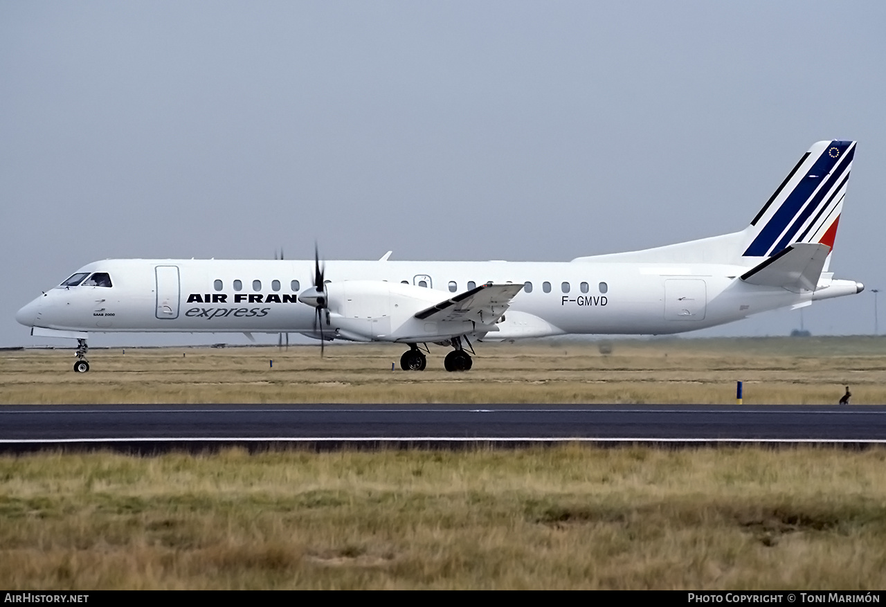 Aircraft Photo of F-GMVD | Saab 2000 | Air France Express | AirHistory.net #173771