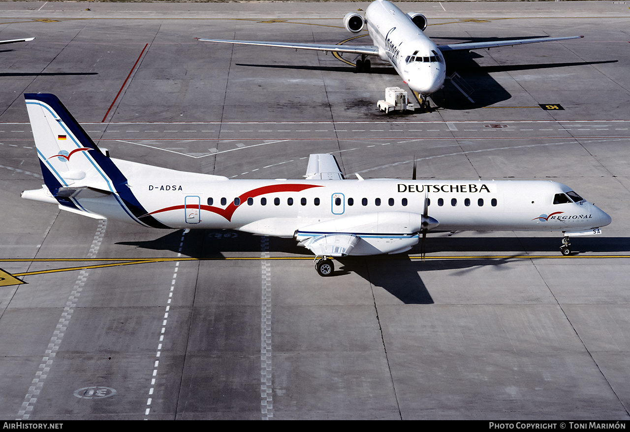 Aircraft Photo of D-ADSA | Saab 2000 | Deutsche BA | AirHistory.net #173774