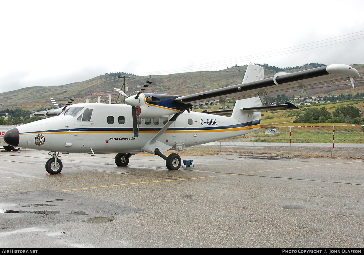 Aircraft Photo of C-GIGK | De Havilland Canada DHC-6-300 Twin Otter | North Cariboo Air | AirHistory.net #173805