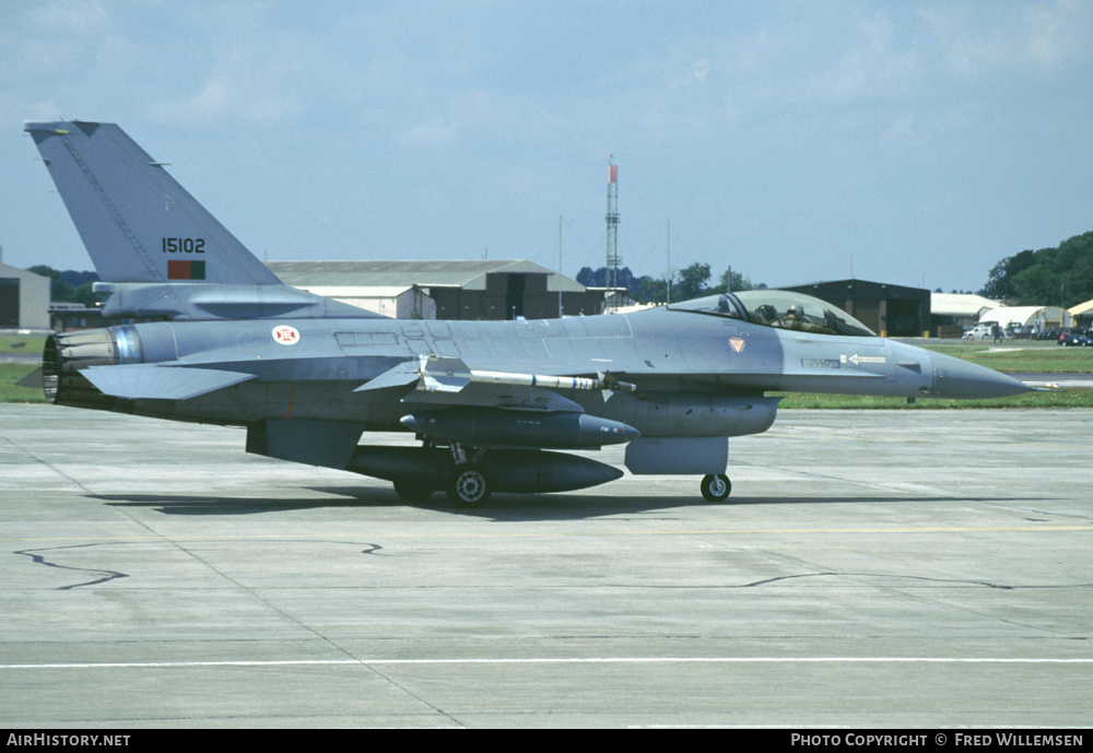 Aircraft Photo of 15102 | Lockheed F-16A Fighting Falcon | Portugal - Air Force | AirHistory.net #173831