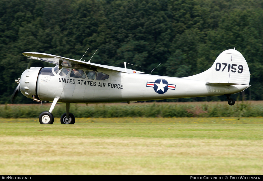 Aircraft Photo of N3458V | Cessna LC-126A (195) | USA - Air Force | AirHistory.net #173842
