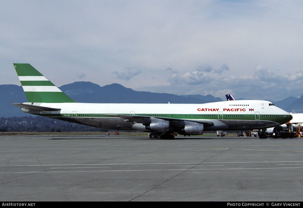 Aircraft Photo of VR-HIC | Boeing 747-267B | Cathay Pacific Airways | AirHistory.net #173877