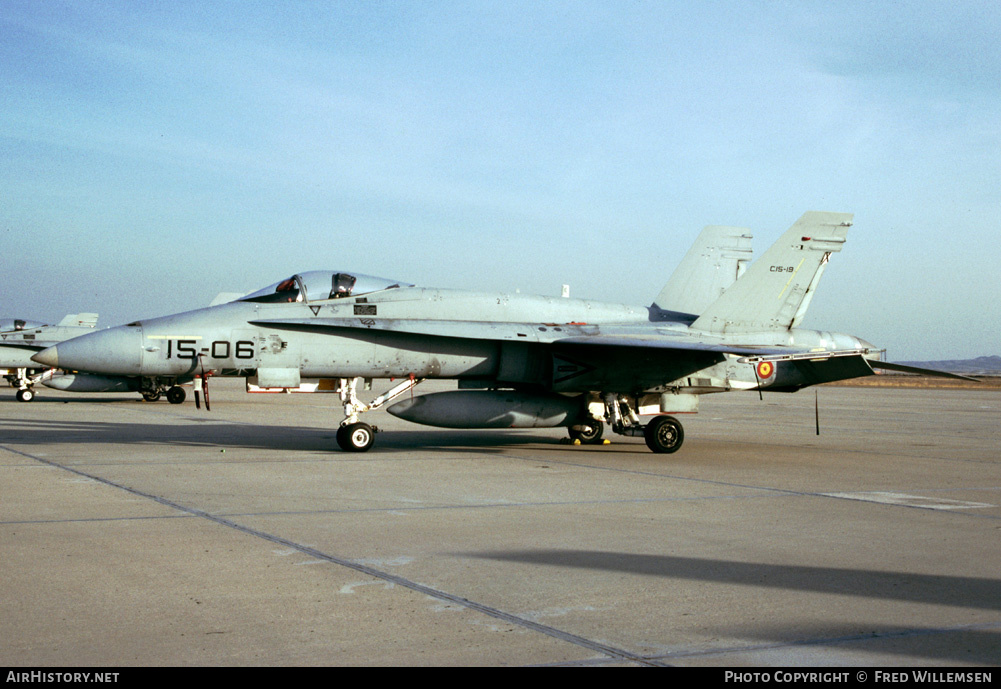 Aircraft Photo of C15-19 | McDonnell Douglas EF-18A Hornet | Spain - Air Force | AirHistory.net #173908