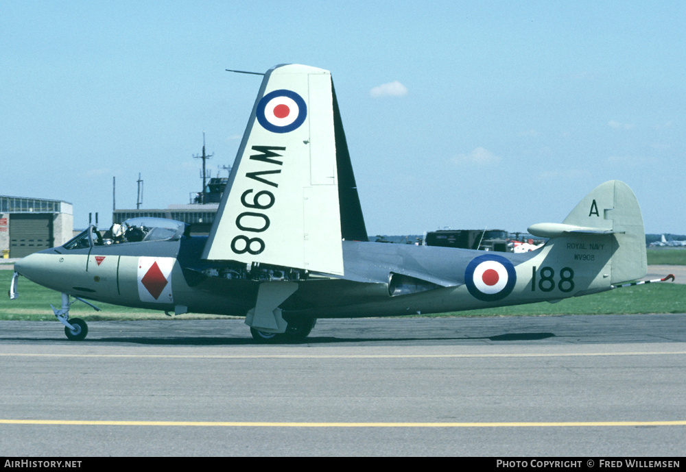Aircraft Photo of WV908 | Hawker Sea Hawk FGA6 | UK - Navy | AirHistory.net #173910