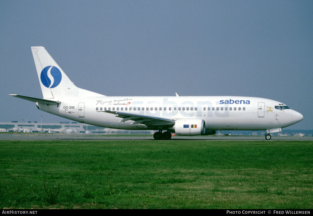 Aircraft Photo of OO-SYA | Boeing 737-329 | Sabena | AirHistory.net #173913