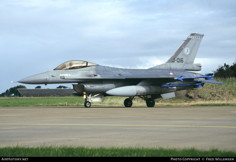 Aircraft Photo of J-016 | General Dynamics F-16AM Fighting Falcon | Netherlands - Air Force | AirHistory.net #173938