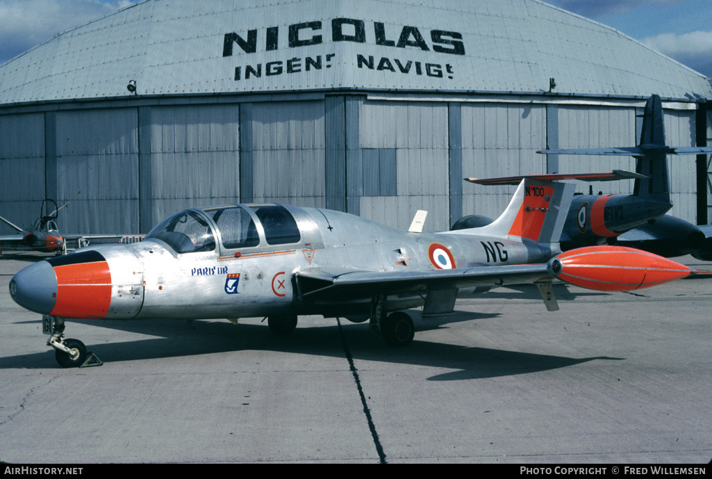 Aircraft Photo of 100 | Morane-Saulnier MS-760B Paris IIR | France - Air Force | AirHistory.net #173949