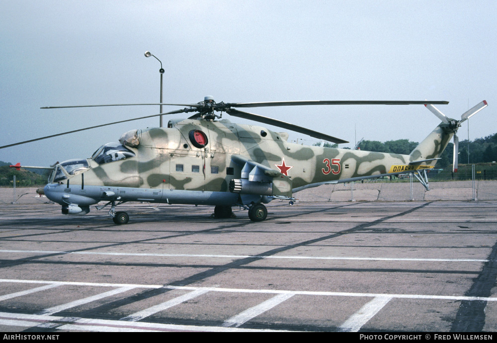 Aircraft Photo of 35 red | Mil Mi-24P | Russia - Air Force | AirHistory.net #173951