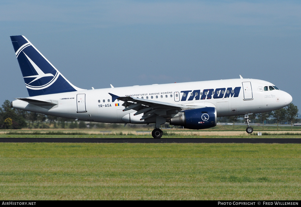 Aircraft Photo of YR-ASA | Airbus A318-111 | TAROM - Transporturile Aeriene Române | AirHistory.net #173955