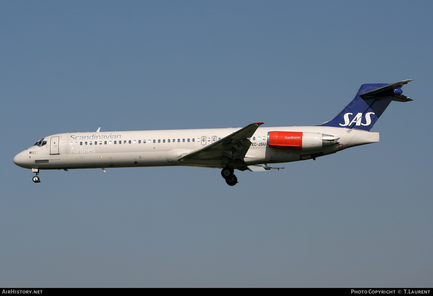 Aircraft Photo of EC-JSU | McDonnell Douglas MD-87 (DC-9-87) | Scandinavian Airlines - SAS | AirHistory.net #173956