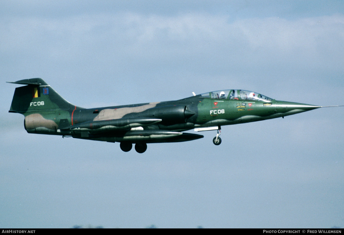 Aircraft Photo of FC06 | Lockheed TF-104G Starfighter | Belgium - Air Force | AirHistory.net #173975