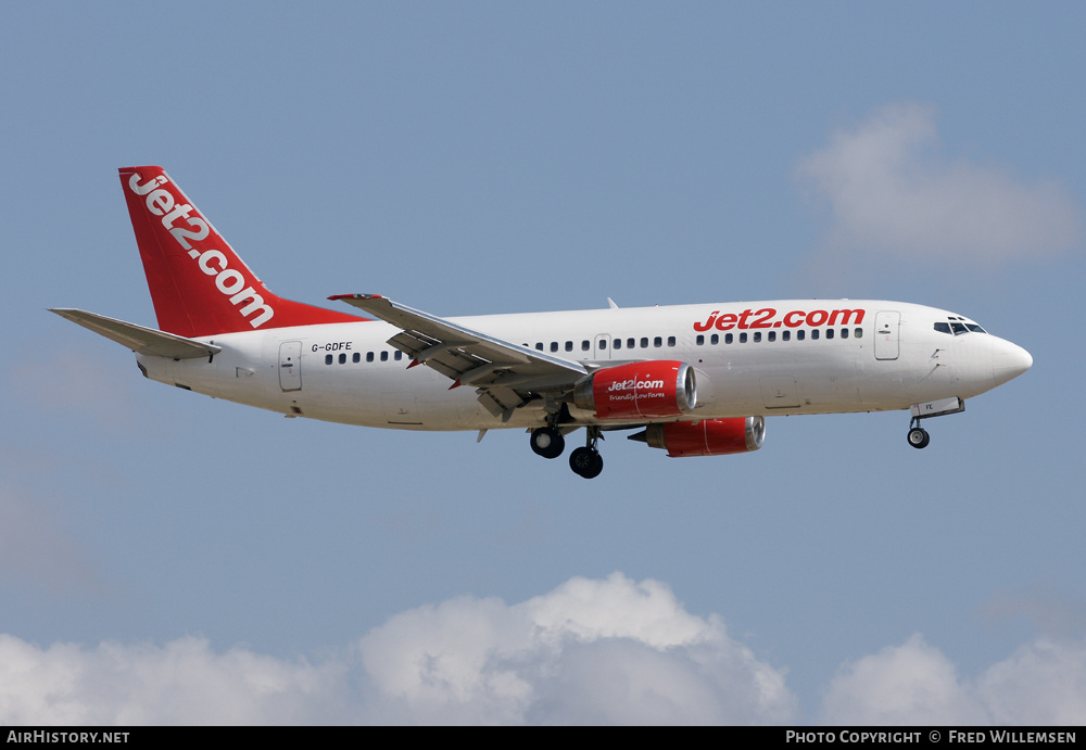 Aircraft Photo of G-GDFE | Boeing 737-3Q8(QC) | Jet2 | AirHistory.net #173978