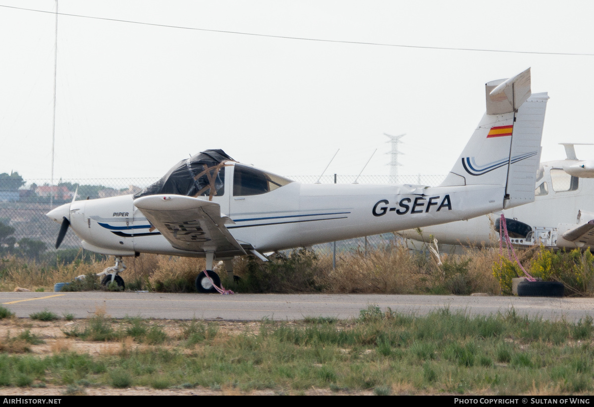 Aircraft Photo of G-SEFA | Piper PA-38-112 Tomahawk | AirHistory.net #173996