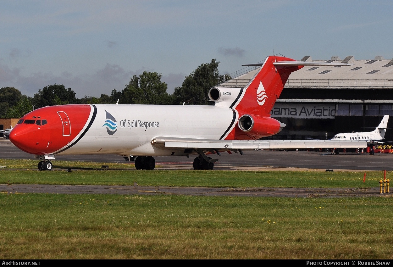 Aircraft Photo of G-OSRA | Boeing 727-2S2F/Adv | Oil Spill Response | AirHistory.net #174022