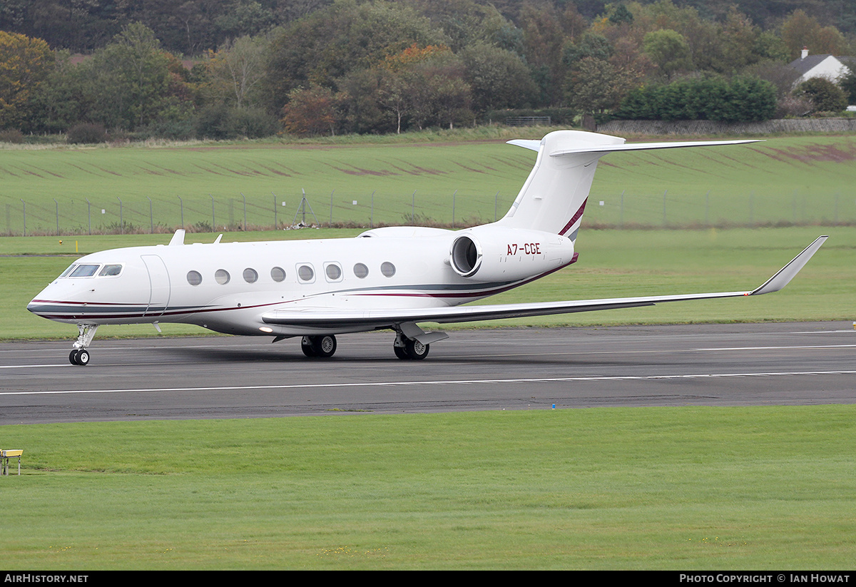 Aircraft Photo of A7-CGE | Gulfstream Aerospace G650ER (G-VI) | AirHistory.net #174037