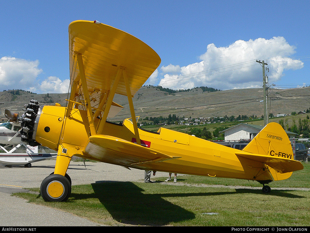 Aircraft Photo of C-FBYI | Boeing PT-17 Kaydet (A75N1) | AirHistory.net #174061
