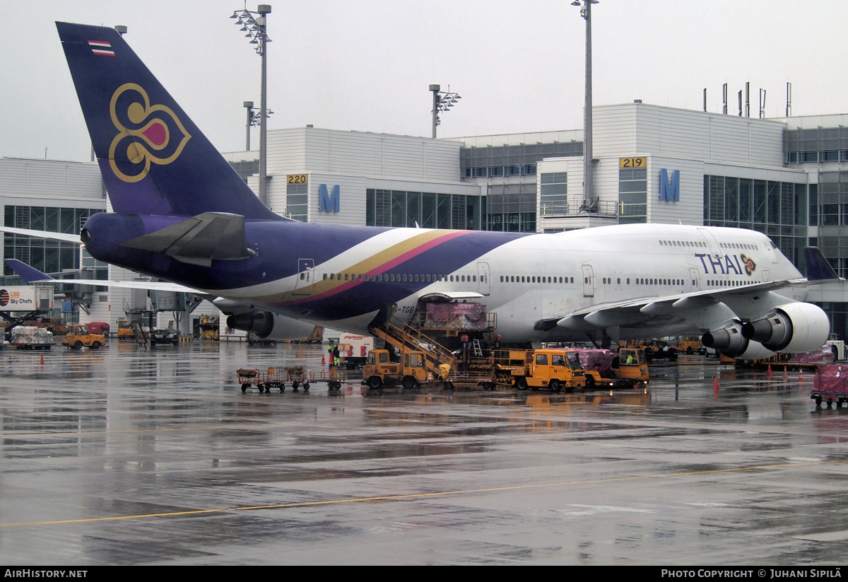 Aircraft Photo of HS-TGB | Boeing 747-4D7 | Thai Airways International | AirHistory.net #174108