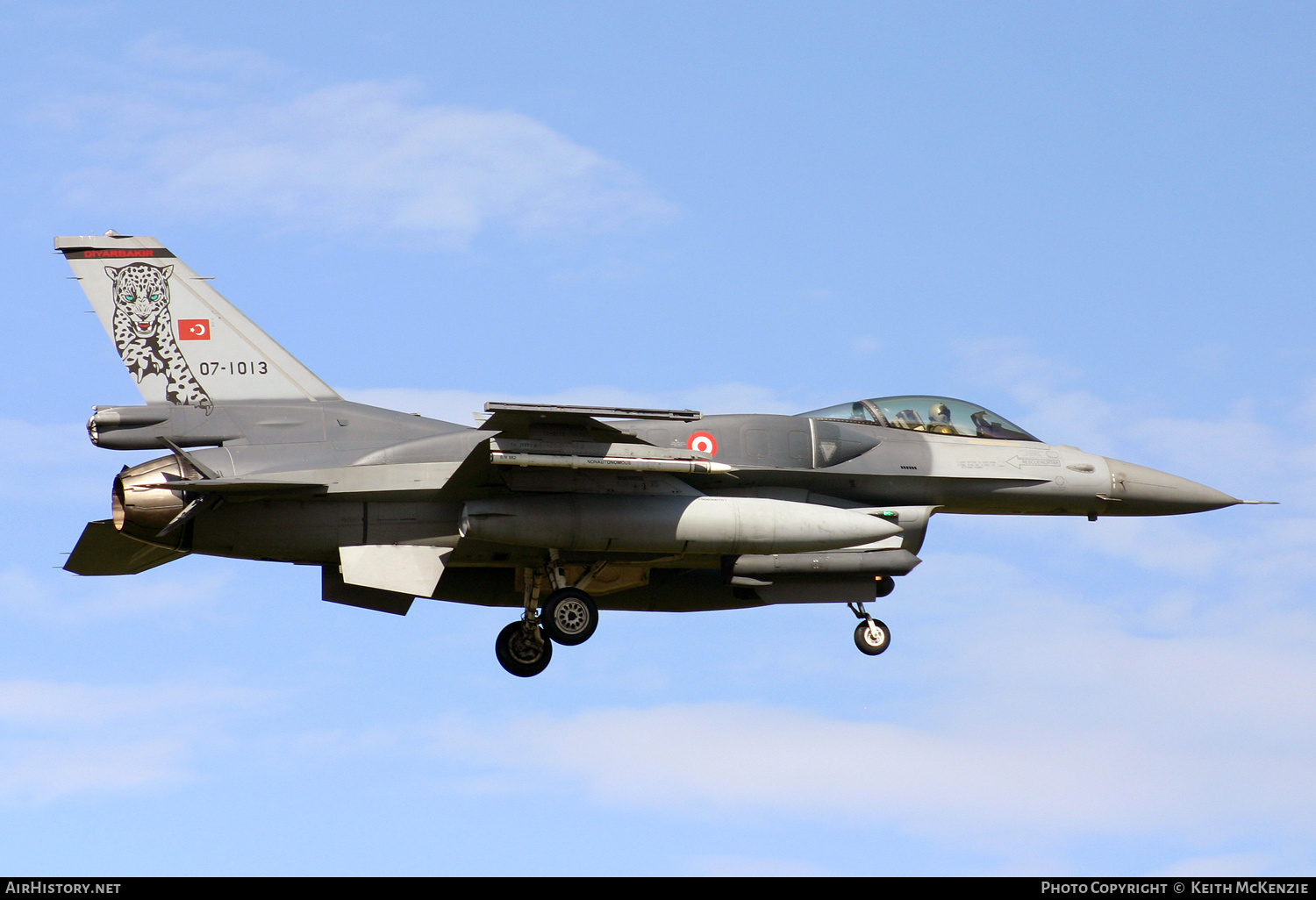 Aircraft Photo of 07-1013 | General Dynamics F-16C Fighting Falcon | Turkey - Air Force | AirHistory.net #174150