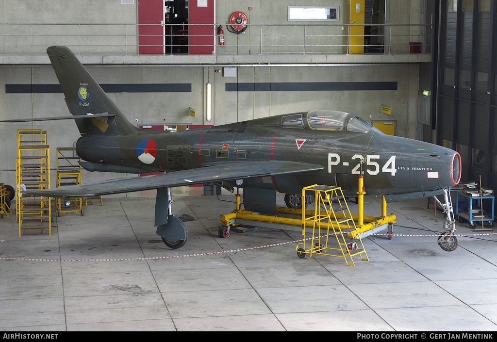 Aircraft Photo of P-254 | Republic F-84F Thunderstreak | Netherlands - Air Force | AirHistory.net #174157