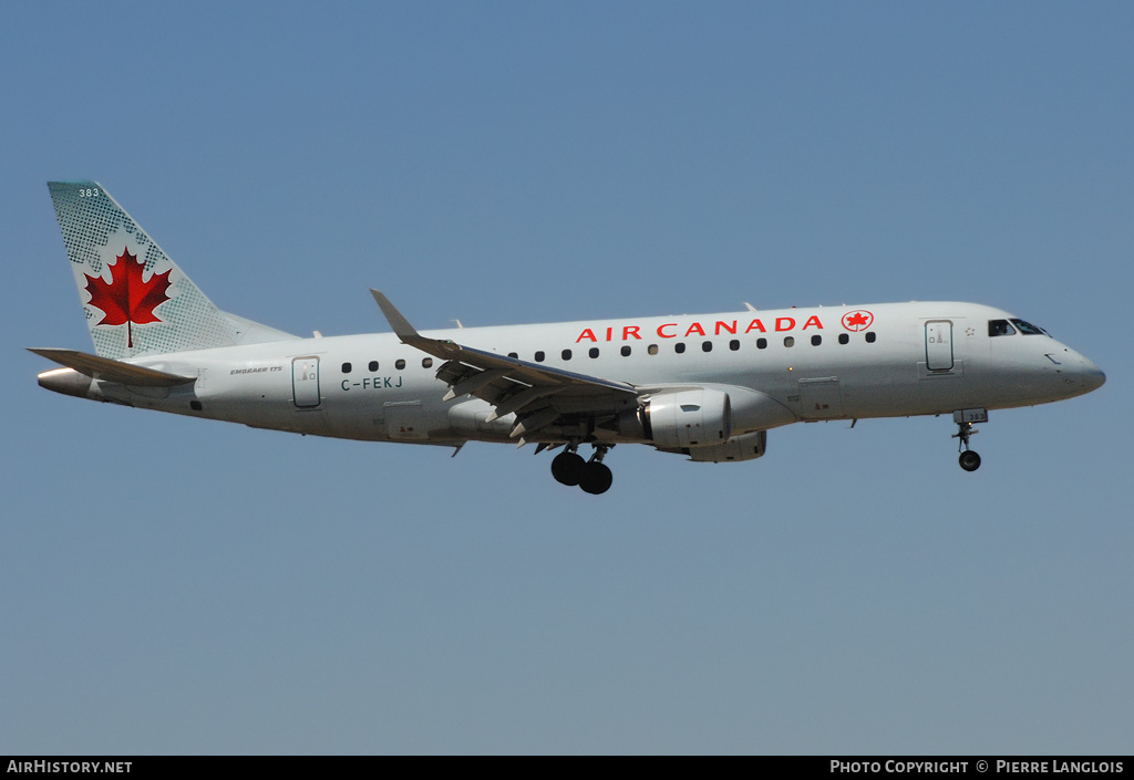 Aircraft Photo of C-FEKJ | Embraer 175LR (ERJ-170-200LR) | Air Canada | AirHistory.net #174166
