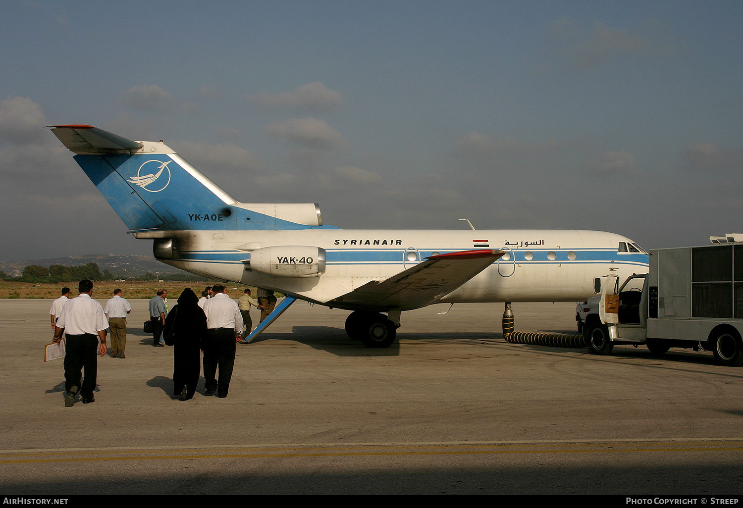 Aircraft Photo of YK-AQE | Yakovlev Yak-40 | Syrian Air | AirHistory.net #174185