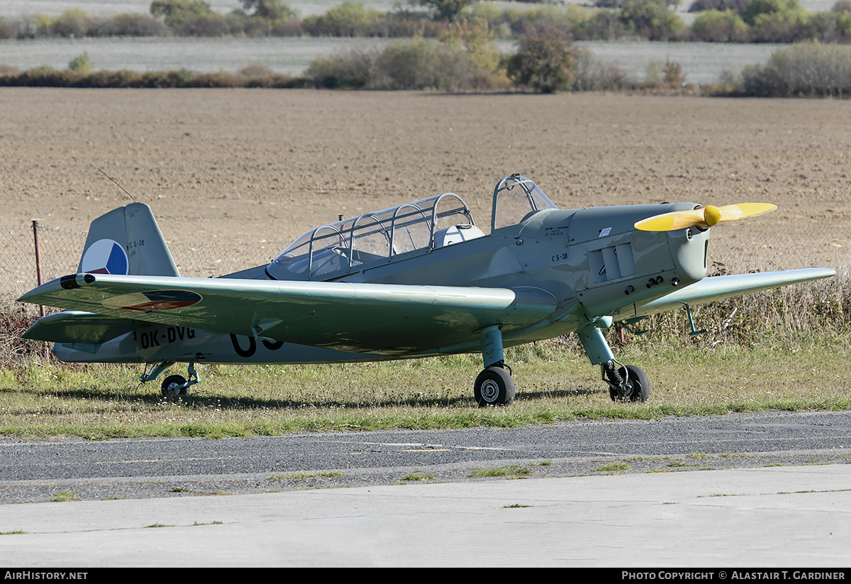 Aircraft Photo of OK-DVG / UC-38 | Zlin Z-126 Trener 2 | Czechoslovakia - Air Force | AirHistory.net #174200