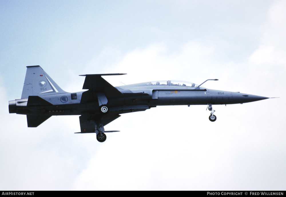 Aircraft Photo of 854 | Northrop F-5T Tiger II | Singapore - Air Force | AirHistory.net #174208