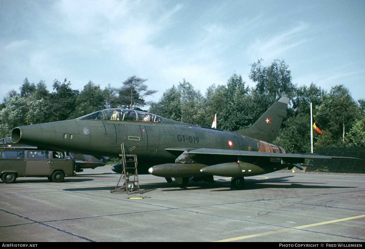 Aircraft Photo of GT-019 | North American F-100F Super Sabre | Denmark - Air Force | AirHistory.net #174238