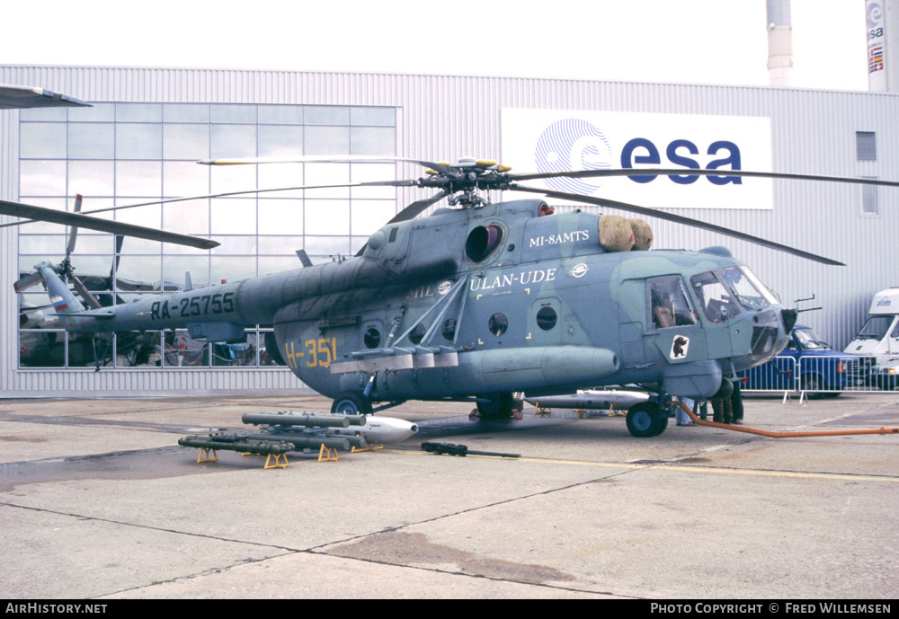 Aircraft Photo of RA-25755 | Mil Mi-8AMTSh | Ulan-Ude Aviation Plant | AirHistory.net #174244