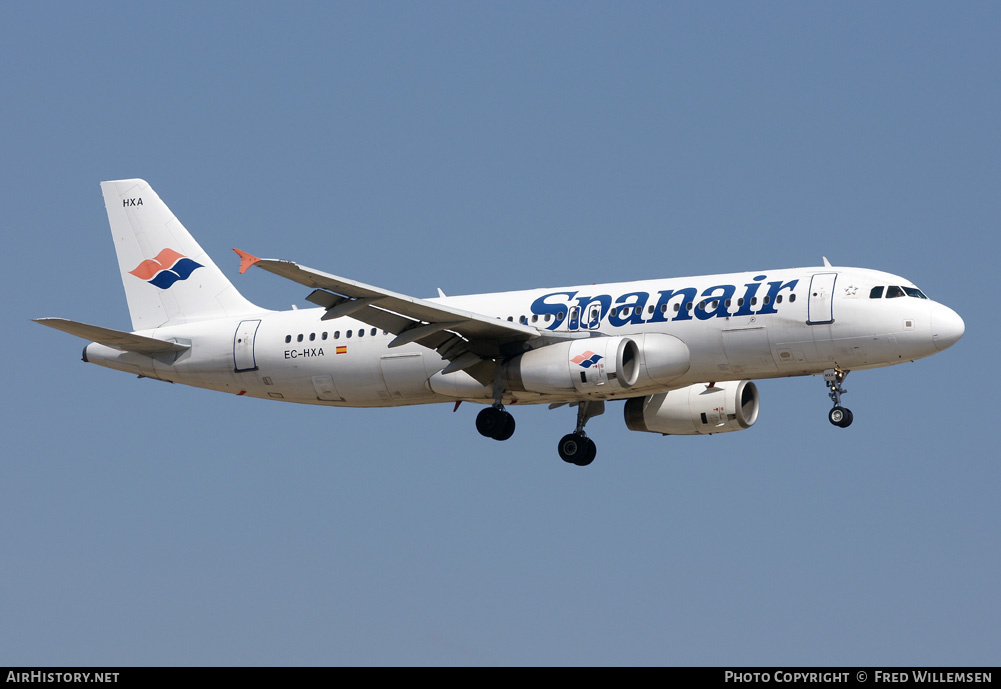 Aircraft Photo of EC-HXA | Airbus A320-232 | Spanair | AirHistory.net #174253