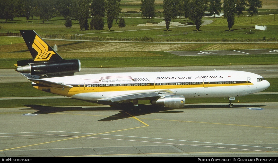Aircraft Photo of 9V-SDB | McDonnell Douglas DC-10-30 | Singapore Airlines | AirHistory.net #174264