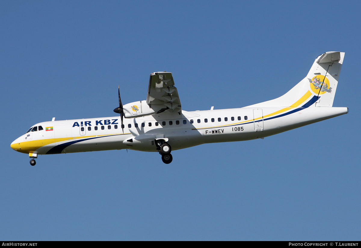 Aircraft Photo of F-WWEV | ATR ATR-72-600 (ATR-72-212A) | Air KBZ | AirHistory.net #174277