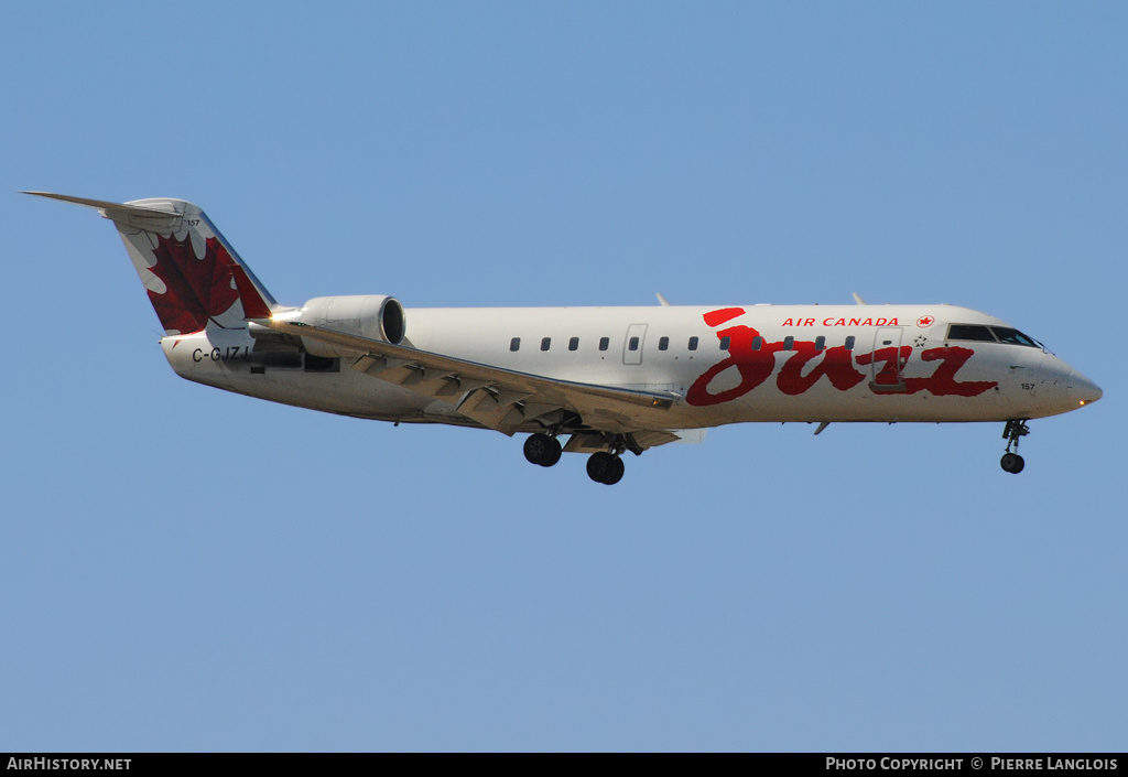 Aircraft Photo of C-GJZG | Bombardier CRJ-200ER (CL-600-2B19) | Air Canada Jazz | AirHistory.net #174357