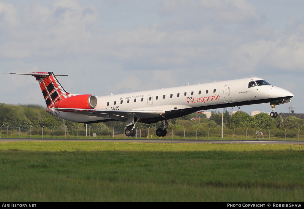 Aircraft Photo of G-SAJS | Embraer ERJ-145EP (EMB-145EP) | Loganair | AirHistory.net #174382