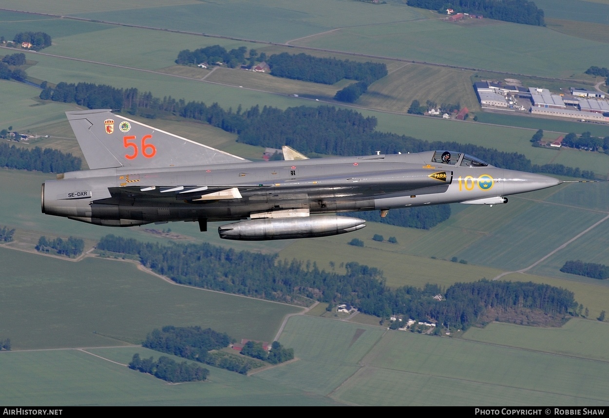 Aircraft Photo of SE-DXR / 35556 | Saab J35J Draken | Sweden - Air Force | AirHistory.net #174385