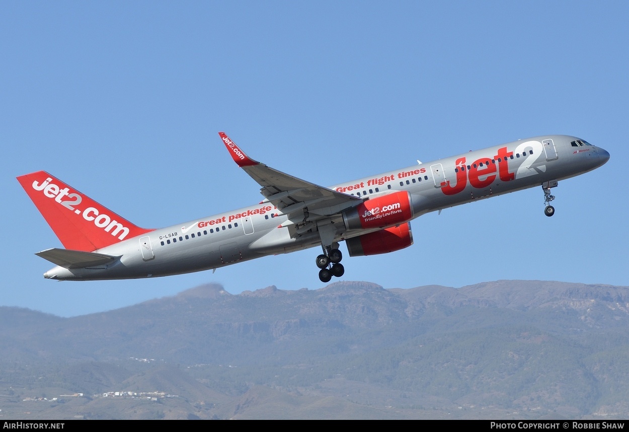 Aircraft Photo of G-LSAB | Boeing 757-27B | Jet2 | AirHistory.net #174387