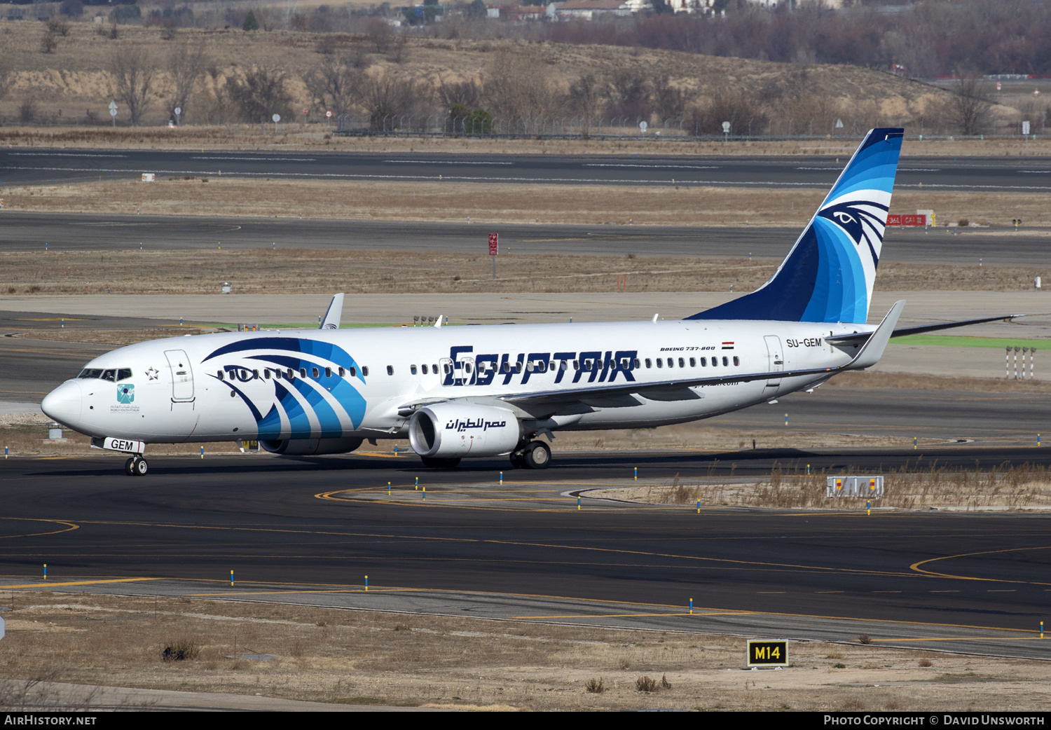 Aircraft Photo of SU-GEM | Boeing 737-800 | EgyptAir | AirHistory.net #174403