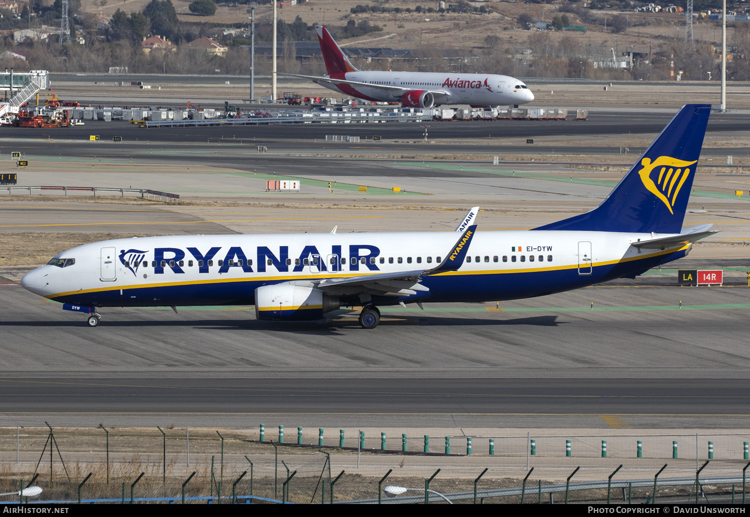 Aircraft Photo of EI-DYW | Boeing 737-8AS | Ryanair | AirHistory.net #174407