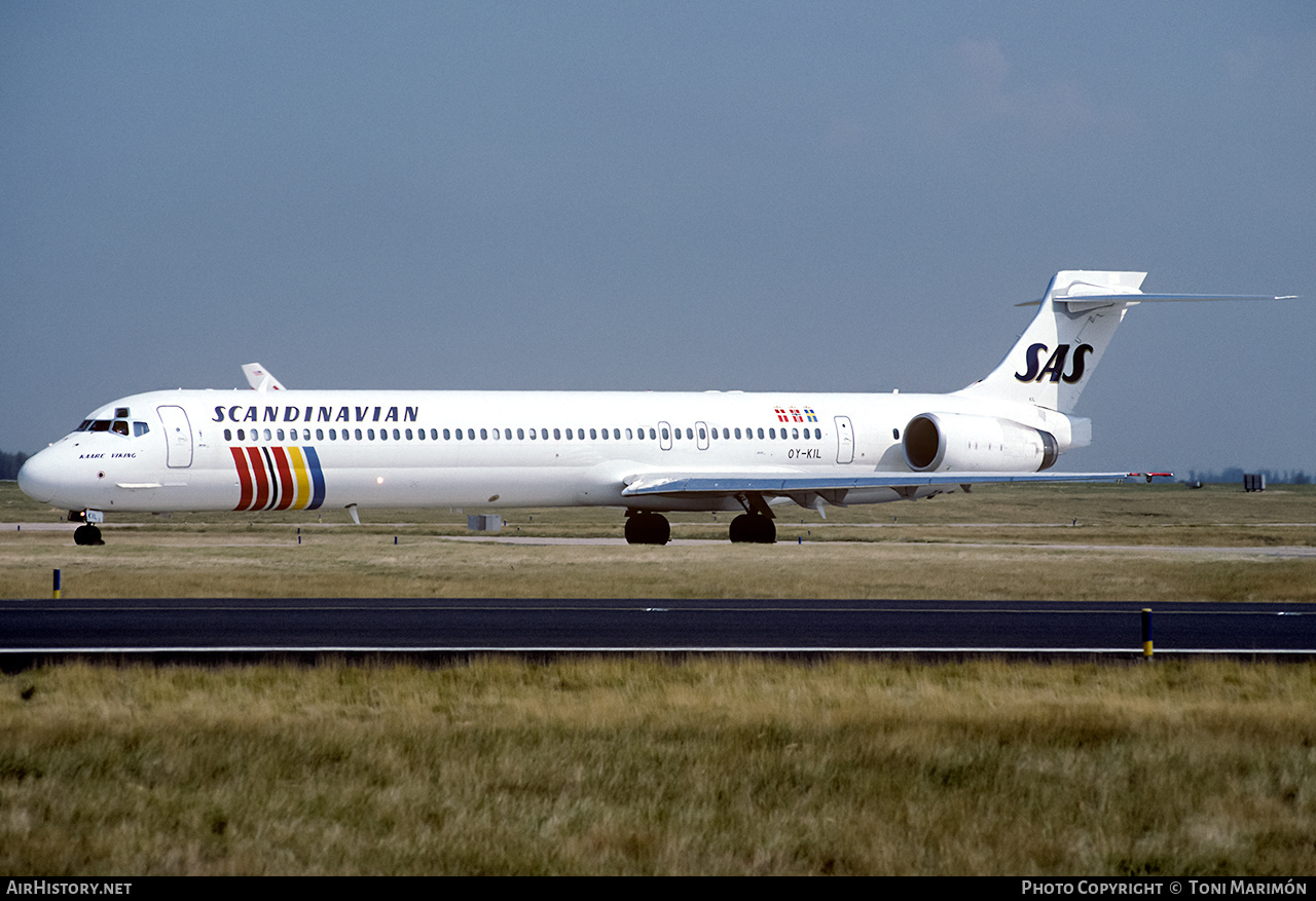 Aircraft Photo of OY-KIL | McDonnell Douglas MD-90-30 | Scandinavian Airlines - SAS | AirHistory.net #174451