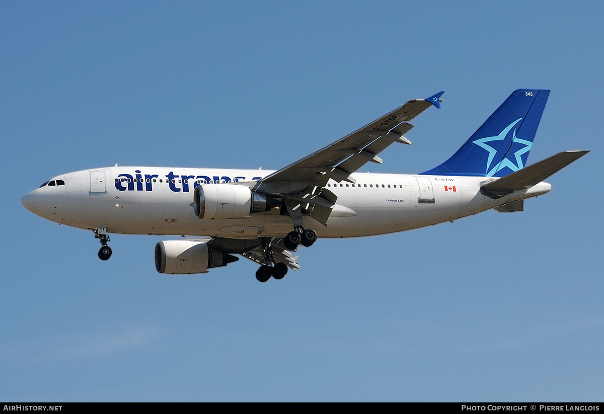 Aircraft Photo of C-GTSF | Airbus A310-304/ET | Air Transat | AirHistory.net #174490