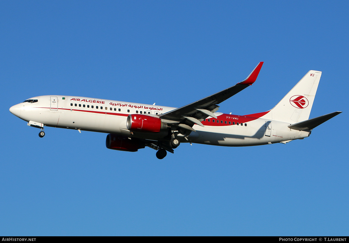 Aircraft Photo of 7T-VKI | Boeing 737-8D6 | Air Algérie | AirHistory.net #174518