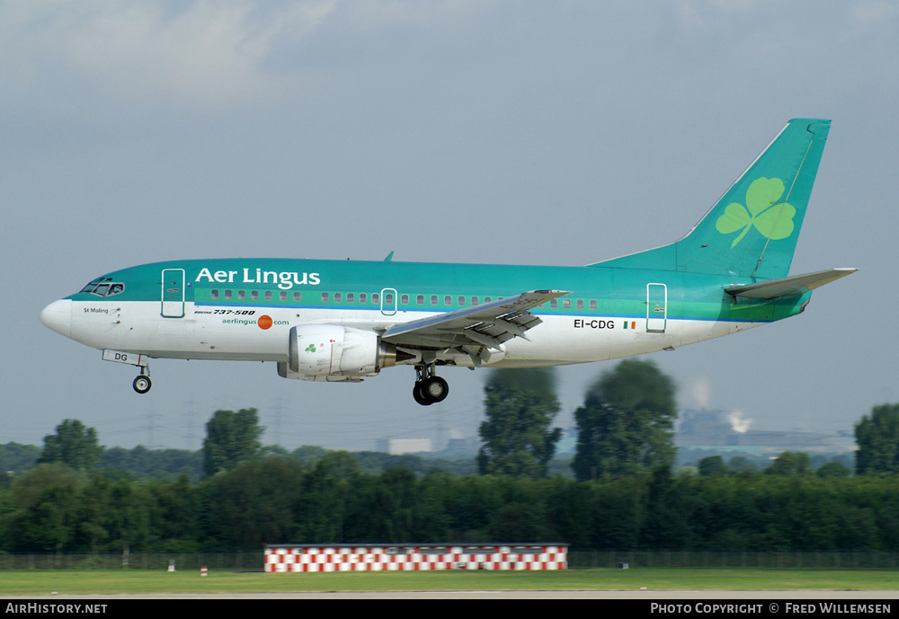 Aircraft Photo of EI-CDG | Boeing 737-548 | Aer Lingus | AirHistory.net #174529