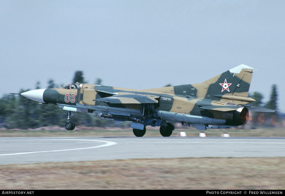 Aircraft Photo of 08 | Mikoyan-Gurevich MiG-23MF | Hungary - Air Force | AirHistory.net #174535