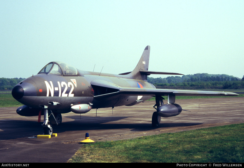 Aircraft Photo of N-122 | Hawker Hunter F4 | Netherlands - Air Force | AirHistory.net #174540