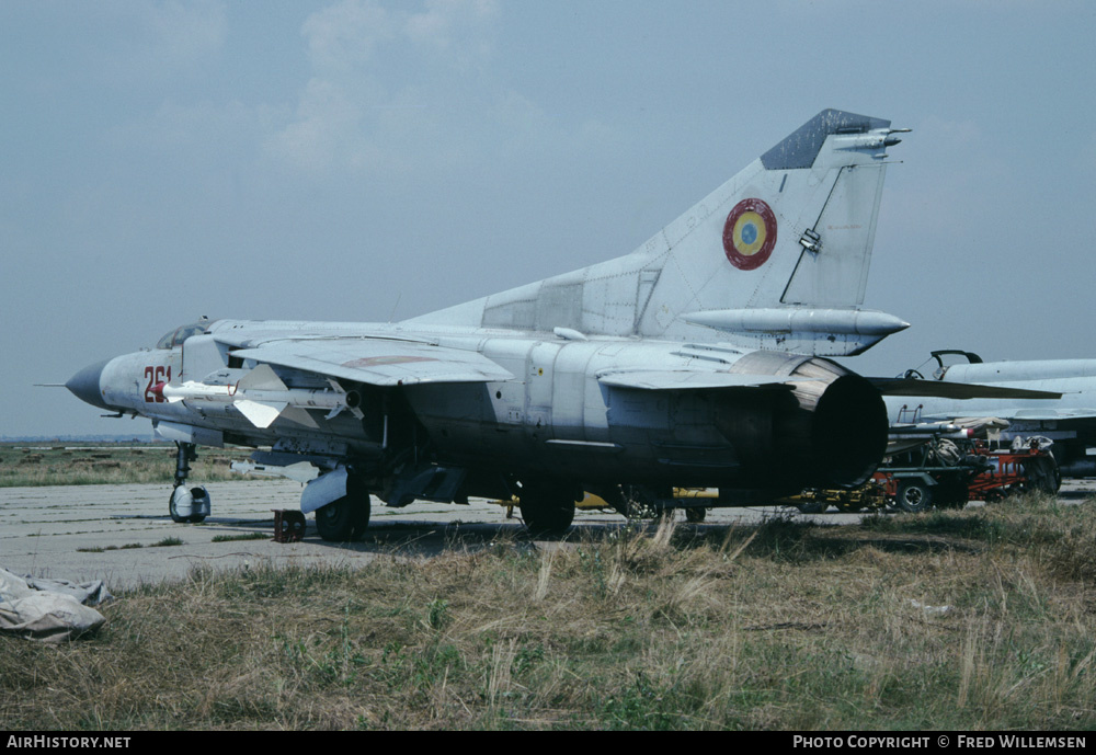 Aircraft Photo of 261 | Mikoyan-Gurevich MiG-23MF | Romania - Air Force | AirHistory.net #174542