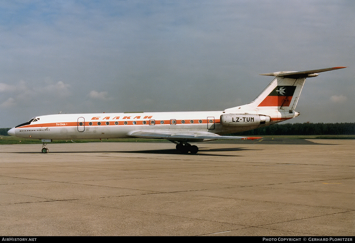Aircraft Photo of LZ-TUM | Tupolev Tu-134AK | Balkan - Bulgarian Airlines | AirHistory.net #174552